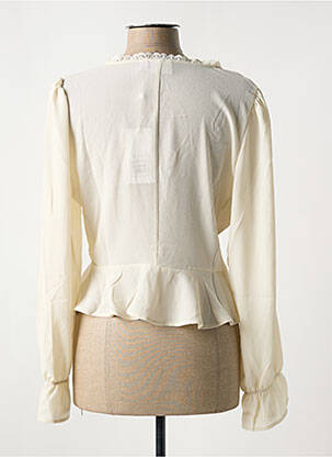Top col v beige VILA femme