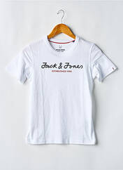 T-shirt blanc JACK & JONES pour garçon seconde vue