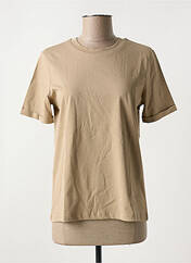 T-shirt beige PIECES pour femme seconde vue