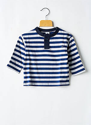 T-shirt bleu PETIT BATEAU pour garçon