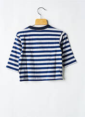T-shirt bleu PETIT BATEAU pour garçon seconde vue