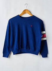 Sweat-shirt bleu RALPH LAUREN pour fille seconde vue