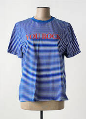 T-shirt bleu PIECES pour femme seconde vue
