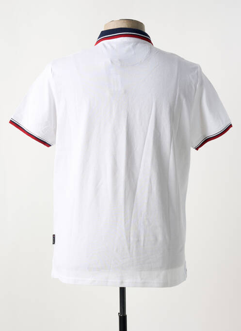 Polo blanc SCHOTT pour homme
