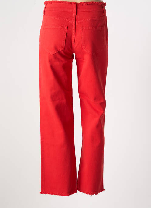 Jeans coupe large rouge VILA pour femme