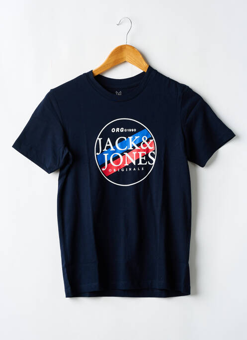 T-shirt bleu JACK & JONES pour garçon