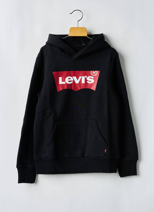 Sweat-shirt à capuche noir LEVIS pour garçon