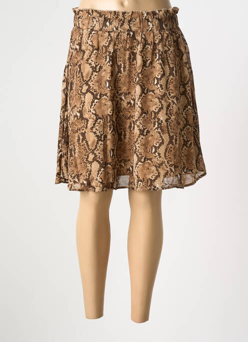 Mini-jupe marron VILA pour femme