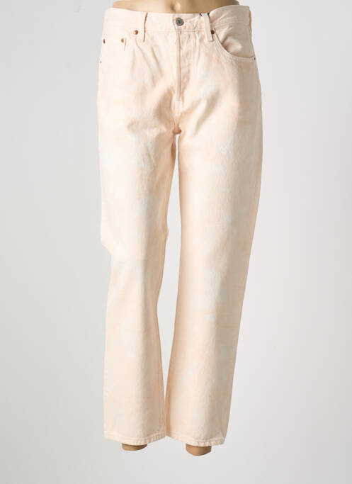 Jeans coupe droite rose LEVIS pour femme