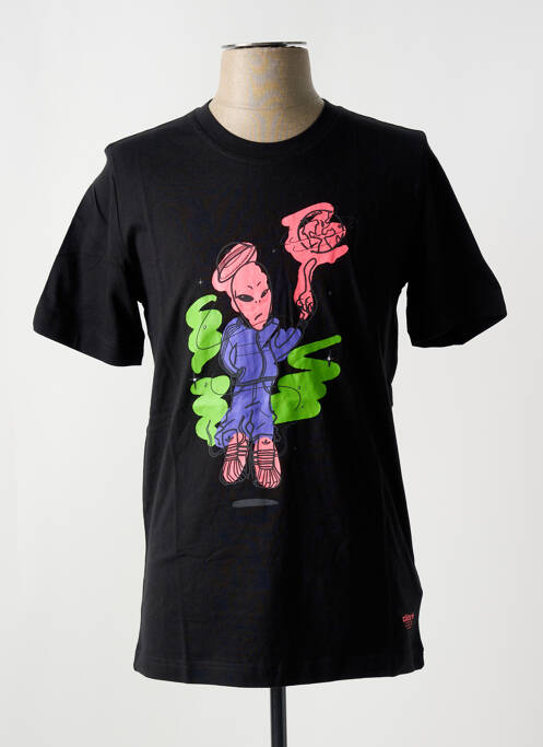 T-shirt noir ADIDAS pour homme