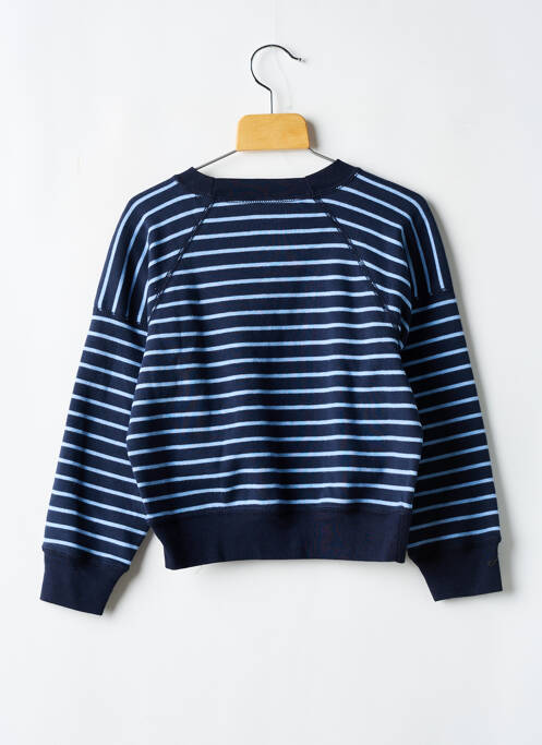 Sweat-shirt bleu PETIT BATEAU pour fille