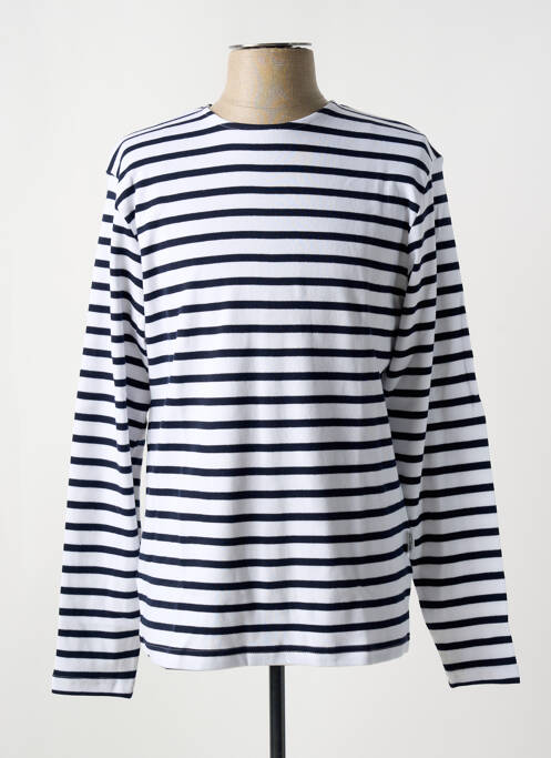 T-shirt blanc SELECTED pour homme