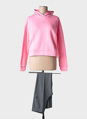 Ensemble de sport col rond rose ADIDAS fille