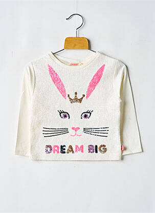T-shirt col rond beige BILLIEBLUSH fille