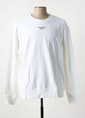 Sweat-shirt blanc CALVIN KLEIN pour homme seconde vue