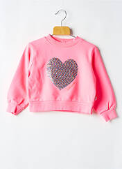 Sweat-shirt rose BILLIEBLUSH pour fille seconde vue