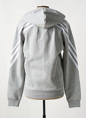 Veste casual gris ADIDAS homme