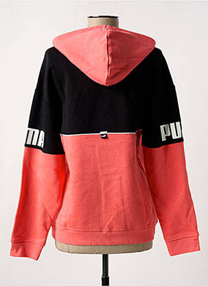 Sweat-shirt à capuche rose PUMA fille