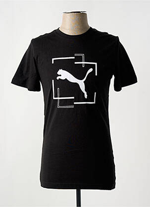 T-shirt col rond blanc PUMA homme
