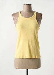 Top col rond jaune LEVIS femme