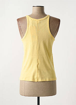 Top col rond jaune LEVI'S femme