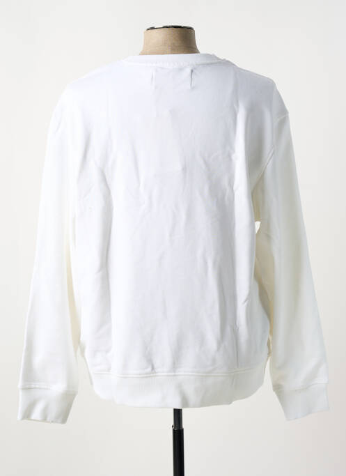 Sweat-shirt blanc CALVIN KLEIN pour homme