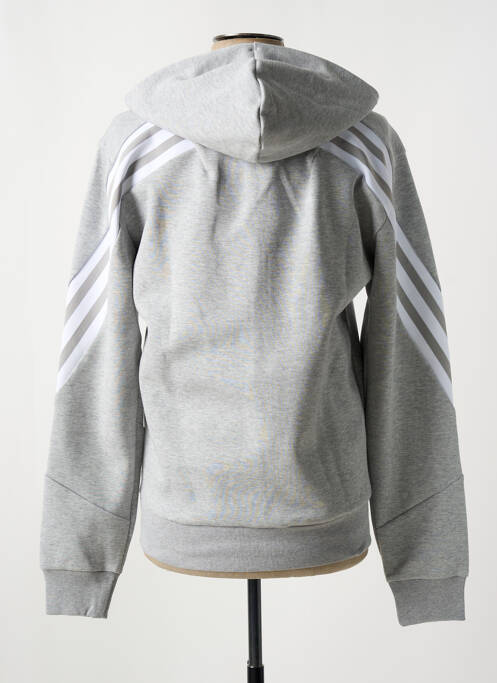 Veste casual gris ADIDAS pour homme