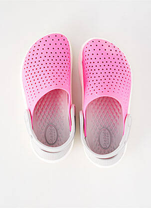 Mules/sabots bout rond bout rond rose CROCS fille