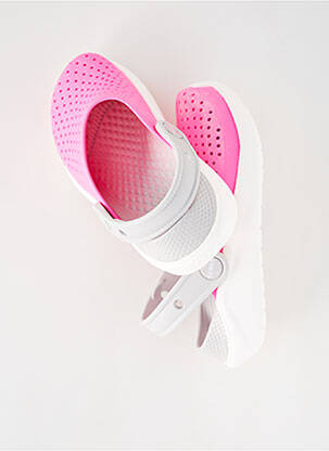 Mules/sabots bout rond bout rond rose CROCS fille