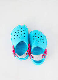 Mules/sabots bout rond bout rond bleu CROCS fille
