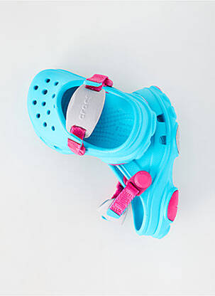 Mules/sabots bout rond bout rond bleu CROCS fille