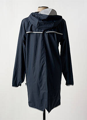Imperméable col col montant bleu RAINS homme