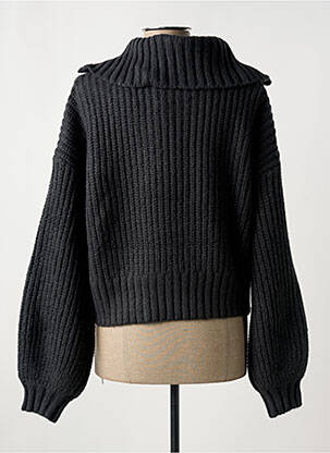 Pull col v gris NOISY MAY femme