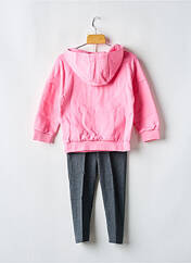 Ensemble de sport rose ADIDAS pour fille seconde vue