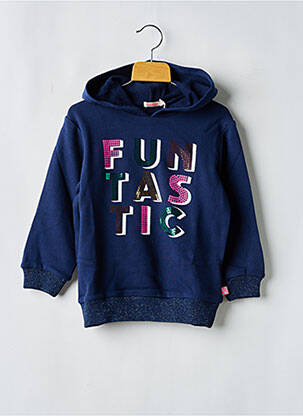 Sweat-shirt à capuche col rond bleu BILLIEBLUSH fille