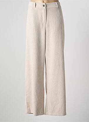 Pantalon large blanc LA FEE MARABOUTEE femme