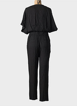 Combi-pantalon col v noir SEE U SOON femme
