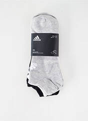 Chaussettes gris ADIDAS pour unisexe seconde vue