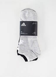 Chaussettes gris ADIDAS unisexe