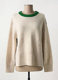 Pull col rond vert STELLA FOREST femme