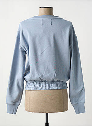 Sweat-shirt col rond bleu CALVIN KLEIN femme