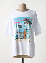 T-shirt blanc NOISY MAY pour femme seconde vue