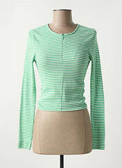 T-shirt vert NOISY MAY pour femme seconde vue