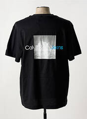 T-shirt noir CALVIN KLEIN pour homme seconde vue