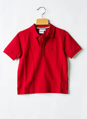 Polo rouge HUGO BOSS pour garçon seconde vue
