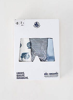 Boxer blanc PETIT BATEAU garçon