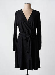 Robe courte col v noir LA FEE MARABOUTEE femme