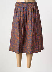 Jupe mi-longue rouge LA FEE MARABOUTEE pour femme seconde vue