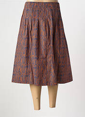 Jupe mi-longue rouge LA FEE MARABOUTEE pour femme seconde vue