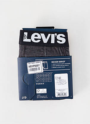 Boxer gris LEVI'S homme